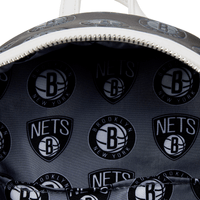 Loungefly: NBA Brooklyn Nets Debossed Logo Mini Backpack - The Mage's Emporium Shumi Toys & Gifts Shopify Collective Shumi Toys & Gifts Used English Mini - Backpack Japanese Style Comic Book