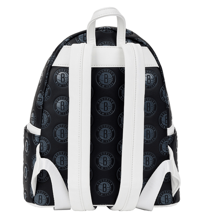Loungefly: NBA Brooklyn Nets Debossed Logo Mini Backpack - The Mage's Emporium Shumi Toys & Gifts Shopify Collective Shumi Toys & Gifts Used English Mini - Backpack Japanese Style Comic Book