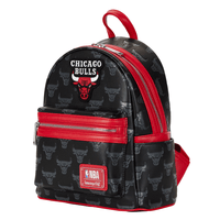 Loungefly: NBA Chicago Bulls Debossed Logo Mini Backpack - The Mage's Emporium Shumi Toys & Gifts Shopify Collective Shumi Toys & Gifts Used English Mini - Backpack Japanese Style Comic Book