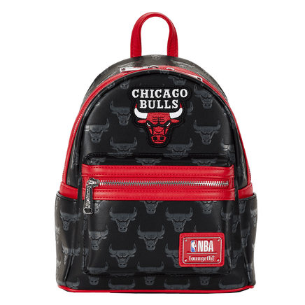 Loungefly: NBA Chicago Bulls Debossed Logo Mini Backpack - The Mage's Emporium Shumi Toys & Gifts Shopify Collective Shumi Toys & Gifts Used English Mini - Backpack Japanese Style Comic Book