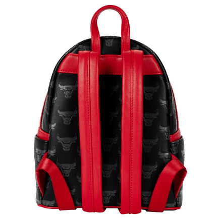 Loungefly: NBA Chicago Bulls Debossed Logo Mini Backpack - The Mage's Emporium Shumi Toys & Gifts Shopify Collective Shumi Toys & Gifts Used English Mini - Backpack Japanese Style Comic Book