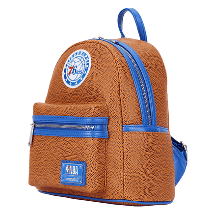 Loungefly: NBA Philly 76ers Basketball Mini Backpack - The Mage's Emporium Shumi Toys & Gifts Shopify Collective Shumi Toys & Gifts Used English Mini - Backpack Japanese Style Comic Book