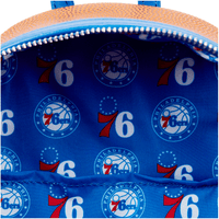 Loungefly: NBA Philly 76ers Basketball Mini Backpack - The Mage's Emporium Shumi Toys & Gifts Shopify Collective Shumi Toys & Gifts Used English Mini - Backpack Japanese Style Comic Book