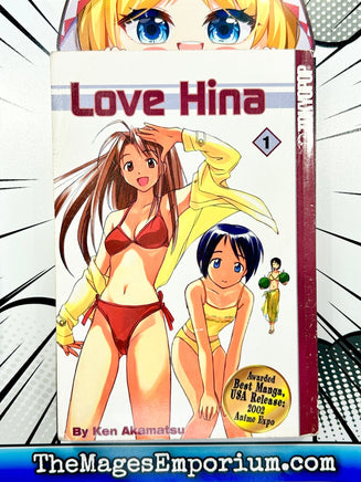 Love Hina Vol 1 - The Mage's Emporium Tokyopop 2000's 2309 2403 Used English Manga Japanese Style Comic Book