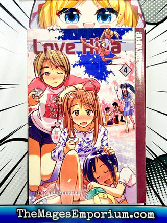 Love Hina Vol 4 - The Mage's Emporium Tokyopop 2404 addtoetsy BIS6 Used English Manga Japanese Style Comic Book