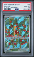 2025 POKEMON MEG EN-MEGA EVOLUTION #136 SHUCKLE ILLUSTRATION RARE PSA GEM MT 10