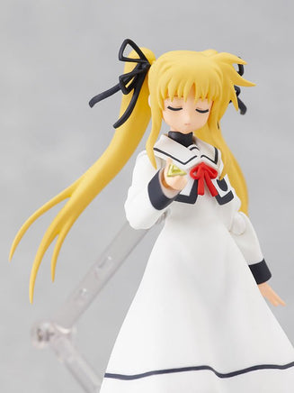 Magical Girl Lyrical Nanoha A's figma 062 Fate Testarossa: School Uniform ver. Figure (ふぃぐま ふぇいと・てすたろっさ せいふく ばーじょん) - The Mage's Emporium Super Anime Store Shopify Collective Super Anime Store Used English Figures Japanese Style Comic Book