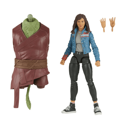 Marvel Legends: Doctor Strange in the Multiverse of Madness - America Chavez 6 - Inch Action Figure (Rintrah Build - A - Figure) - The Mage's Emporium Shumi Toys & Gifts Shopify Collective Shumi Toys & Gifts Used English Marvel Legends Japanese Style Comic Book