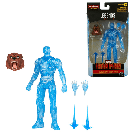 Marvel Legends: Hologram Iron Man 6 - Inch Action Figure (Ursa Major Build - A - Figure) - The Mage's Emporium Shumi Toys & Gifts Shopify Collective Shumi Toys & Gifts Used English Marvel Legends Japanese Style Comic Book