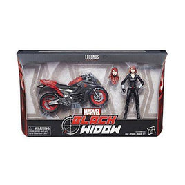Marvel Legends Vehicle Series 6 - inch Black Widow with Motorcycle - The Mage's Emporium ToyShnip Shopify Collective ToyShnip Used English Toys & Games Japanese Style Comic Book