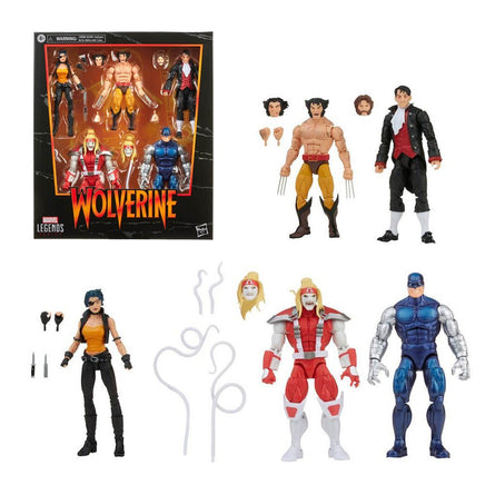 Marvel Legends: X - Men - Wolverine 6 - Inch Action Figure (5 - Pack) - The Mage's Emporium Shumi Toys & Gifts Shopify Collective Shumi Toys & Gifts Used English Marvel Legends Japanese Style Comic Book