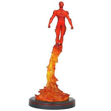 Marvel Premier Collection Comic Human Torch Statue - The Mage's Emporium ToyShnip Shopify Collective ToyShnip Used English Action Figure Japanese Style Comic Book