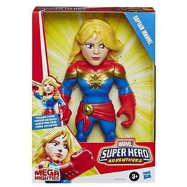 Marvel Super Hero Adventures Mega Mighties Captain Marvel 9 - Inch Action Figure - The Mage's Emporium ToyShnip Shopify Collective ToyShnip Used English Toys & Games Japanese Style Comic Book