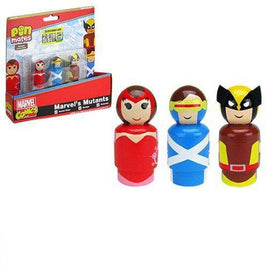 Marvel’s Mutants Pin Mates Wooden Collectibles Set of 3 – Convention Exclusive - The Mage's Emporium ToyShnip Shopify Collective ToyShnip Used English Toys & Games Japanese Style Comic Book
