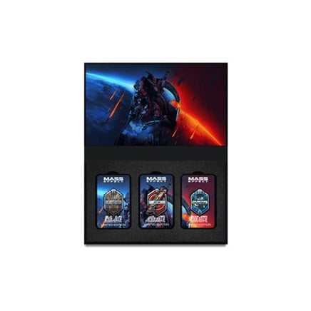 Mass Effect Limited Edition Augmented Reality Enamel Pin Set of 3 - The Mage's Emporium ToyShnip Shopify Collective ToyShnip Used English Brooches & Lapel Pins Japanese Style Comic Book
