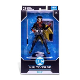 McFarlane Toys DC Multiverse Damian Wayne Robin Infinite Frontier 7 - Inch Scale Action Figure - The Mage's Emporium ToyShnip Shopify Collective ToyShnip Used English Action & Toy Figures Japanese Style Comic Book