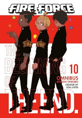 Fire Force Vol 10 Omnibus Manga - The Mage's Emporium Kodansha Used English Manga Japanese Style Comic Book