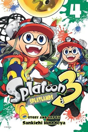 Splatoon 3 Splatlands Vol 04  Manga - The Mage's Emporium Viz Media Used English Manga Japanese Style Comic Book