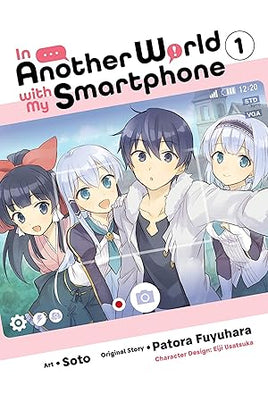 In Another World With My Smartphone Vol 01 - BRAND NEW CONDITION Manga - The Mage's Emporium Yen Press Used English Manga Japanese Style Comic Book