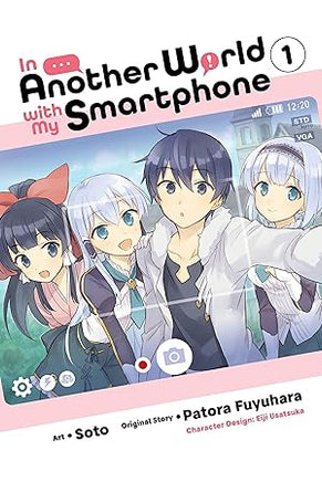 In Another World With My Smartphone Vol 01 - BRAND NEW CONDITION Manga - The Mage's Emporium Yen Press Used English Manga Japanese Style Comic Book
