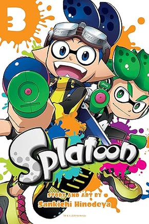 Splatoon Vol 3 Manga - The Mage's Emporium Viz Media Used English Manga Japanese Style Comic Book