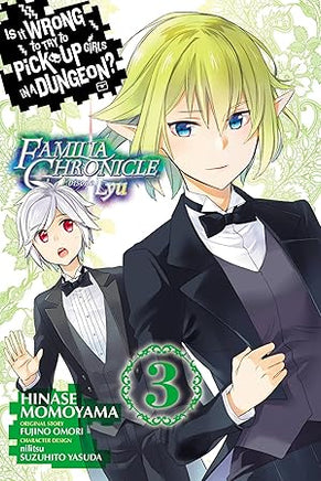 Is Wrong Pick Up Girls Dungeon Familia Lyu Vol 04  - BRAND NEW CONDITION Manga - The Mage's Emporium Yen Press Used English Manga Japanese Style Comic Book