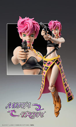 MediCos JoJo’s Bizarre Adventure Part 5: Chozo Kado Trish UNA Super Action Statue Figure - The Mage's Emporium Super Anime Store Shopify Collective Super Anime Store Used English Figures Japanese Style Comic Book