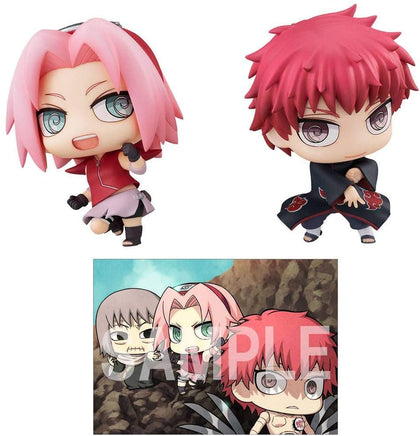 Megahouse Chimimega Buddy Series Naruto Shippuden Haruno Sakura & Sasori Set Figure - The Mage's Emporium Super Anime Store Shopify Collective Super Anime Store Used English Figures Japanese Style Comic Book