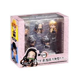 Megahouse: Demon Slayer: Kimetsu no Yaiba - Tanjiro & Friends Mascot Box of 5 Figures - The Mage's Emporium Shumi Toys & Gifts Shopify Collective Shumi Toys & Gifts Used English Figure Japanese Style Comic Book