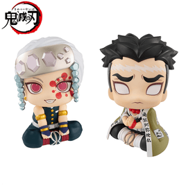 Megahouse: Demon Slayer: Kimetsu no Yaiba - Tengen Uzui and Gyomei Himejima Look Up Series Figure Set (With Gift) - The Mage's Emporium Shumi Toys & Gifts Shopify Collective Shumi Toys & Gifts Used English Look Up Series Japanese Style Comic Book