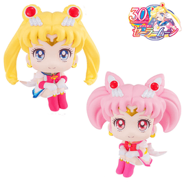Megahouse: Pretty Guardian Sailor Moon - Sailor and Chibi Moon Look Up Series Figure Set (With Gift) - The Mage's Emporium Shumi Toys & Gifts Shopify Collective Shumi Toys & Gifts Used English Look Up Series Japanese Style Comic Book