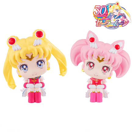 Megahouse: Pretty Guardian Sailor Moon - Sailor and Chibi Moon Look Up Series Figure Set (With Gift) - The Mage's Emporium Shumi Toys & Gifts Shopify Collective Shumi Toys & Gifts Used English Look Up Series Japanese Style Comic Book