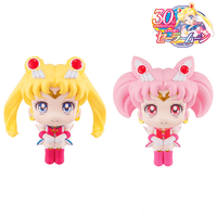 Megahouse: Pretty Guardian Sailor Moon - Sailor and Chibi Moon Look Up Series Figure Set (With Gift) - The Mage's Emporium Shumi Toys & Gifts Shopify Collective Shumi Toys & Gifts Used English Look Up Series Japanese Style Comic Book