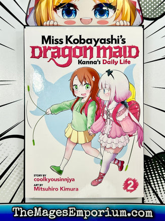 Miss Kobayashi's Dragon Maid Kanna's Daily Life Vol 2 - The Mage's Emporium Seven Seas 2409 UPDATEMETA Used English Manga Japanese Style Comic Book