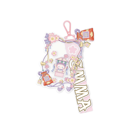 MJ Studio: Emma Secret Forest Cherry Blossom Series Shaker Keychain - Pink Petals - The Mage's Emporium Shumi Toys & Gifts Shopify Collective Shumi Toys & Gifts Used English Keychain Japanese Style Comic Book