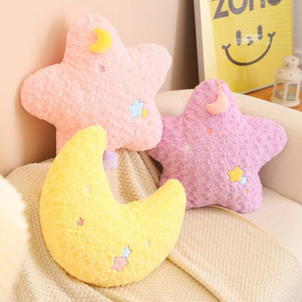 Moon & Star Plushie Pillows - The Mage's Emporium Kore Kawaii Kore Kawaii Shopify Collective Used English Japanese Style Comic Book