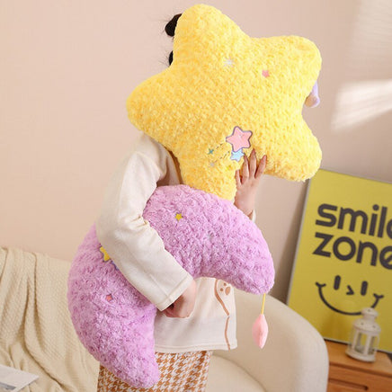 Moon & Star Plushie Pillows - The Mage's Emporium Kore Kawaii Kore Kawaii Shopify Collective Used English Japanese Style Comic Book