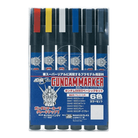 Mr. Hobby: Gundam Marker SEED Basic Set (6 Markers) - The Mage's Emporium Shumi Toys & Gifts Shopify Collective Shumi Toys & Gifts Used English Merchandise - Tools Japanese Style Comic Book