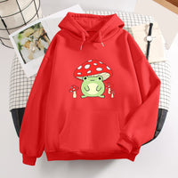 Mushroom Frog Hoodie - The Mage's Emporium Kore Kawaii Kore Kawaii Shopify Collective Used English Japanese Style Comic Book