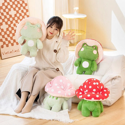 Mushroom Frog Plushies - The Mage's Emporium Kore Kawaii Kore Kawaii Shopify Collective Used English Japanese Style Comic Book