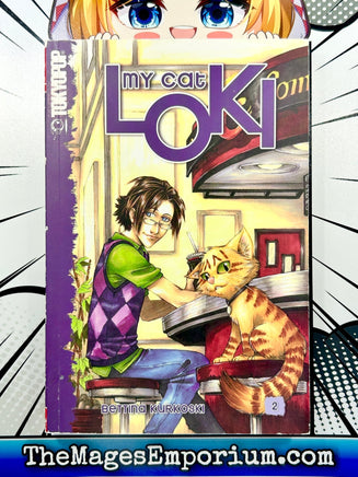 My Cat Loki Vol 2 - The Mage's Emporium Tokyopop 2000's 2308 copydes Used English Manga Japanese Style Comic Book