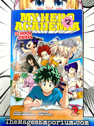 My Hero Academia School Briefs Vol 2 - The Mage's Emporium Viz Media 2502 BackInStock updateage Used English Light Novel Japanese Style Comic Book