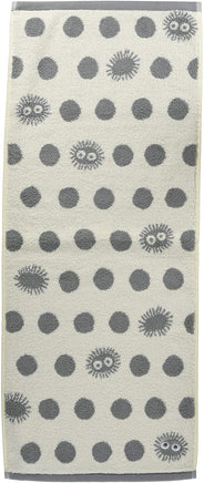 My Neighbor Totoro Soot Sprite Face Towel Grey and White - The Mage's Emporium Super Anime Store Shopify Collective Super Anime Store Used English Towels Japanese Style Comic Book