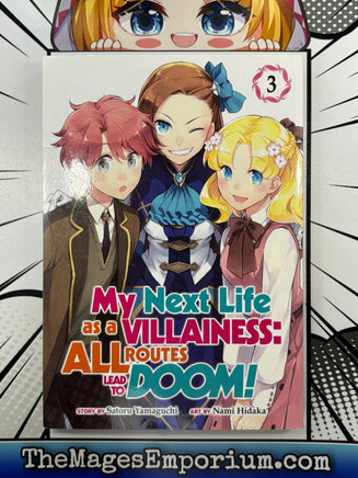 My Next Life as a Villainess: All Routes Lead to Doom! Vol 3 - The Mage's Emporium Seven Seas 2409 UPDATEMETA Used English Manga Japanese Style Comic Book