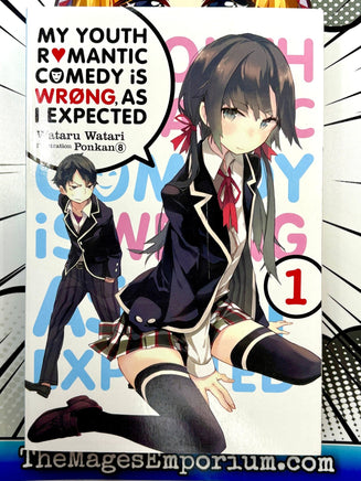 My Youth Romantic Comedy is Wrong, As I Expected Vol 1 - The Mage's Emporium Yen Press 2411 BackInStock UPDATEMETA Used English Manga Japanese Style Comic Book