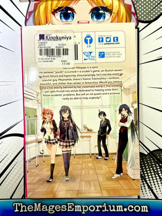 My Youth Romantic Comedy Is Wrong As I Expected Vol 1 - The Mage's Emporium Yen Press 2410 BackInStock UPDATEMETA Used English Manga Japanese Style Comic Book