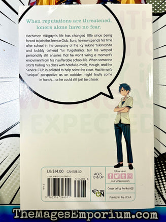 My Youth Romantic Comedy Is Wrong, As I Expected Vol 2 Light Novel - The Mage's Emporium Yen Press 2411 UPDATEMETA Used English Light Novel Japanese Style Comic Book