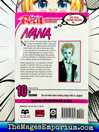 Nana Vol 10 - The Mage's Emporium Viz Media outofstock UPDATEMETA Used English Manga Japanese Style Comic Book