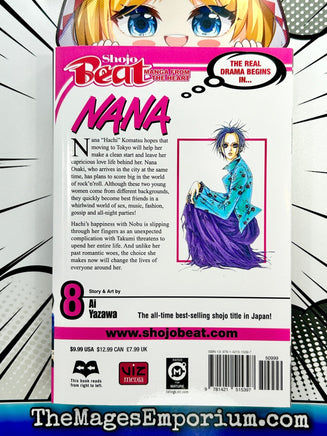 Nana Vol 8 - The Mage's Emporium Viz Media 2408 UPDATEMETA Used English Manga Japanese Style Comic Book