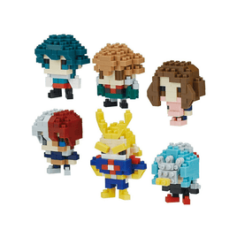 Nanoblock: Mininano Series: My Hero Academia Vol. 1 Box of 6 - The Mage's Emporium Shumi Toys & Gifts Shopify Collective Shumi Toys & Gifts Used English Nanoblock Japanese Style Comic Book